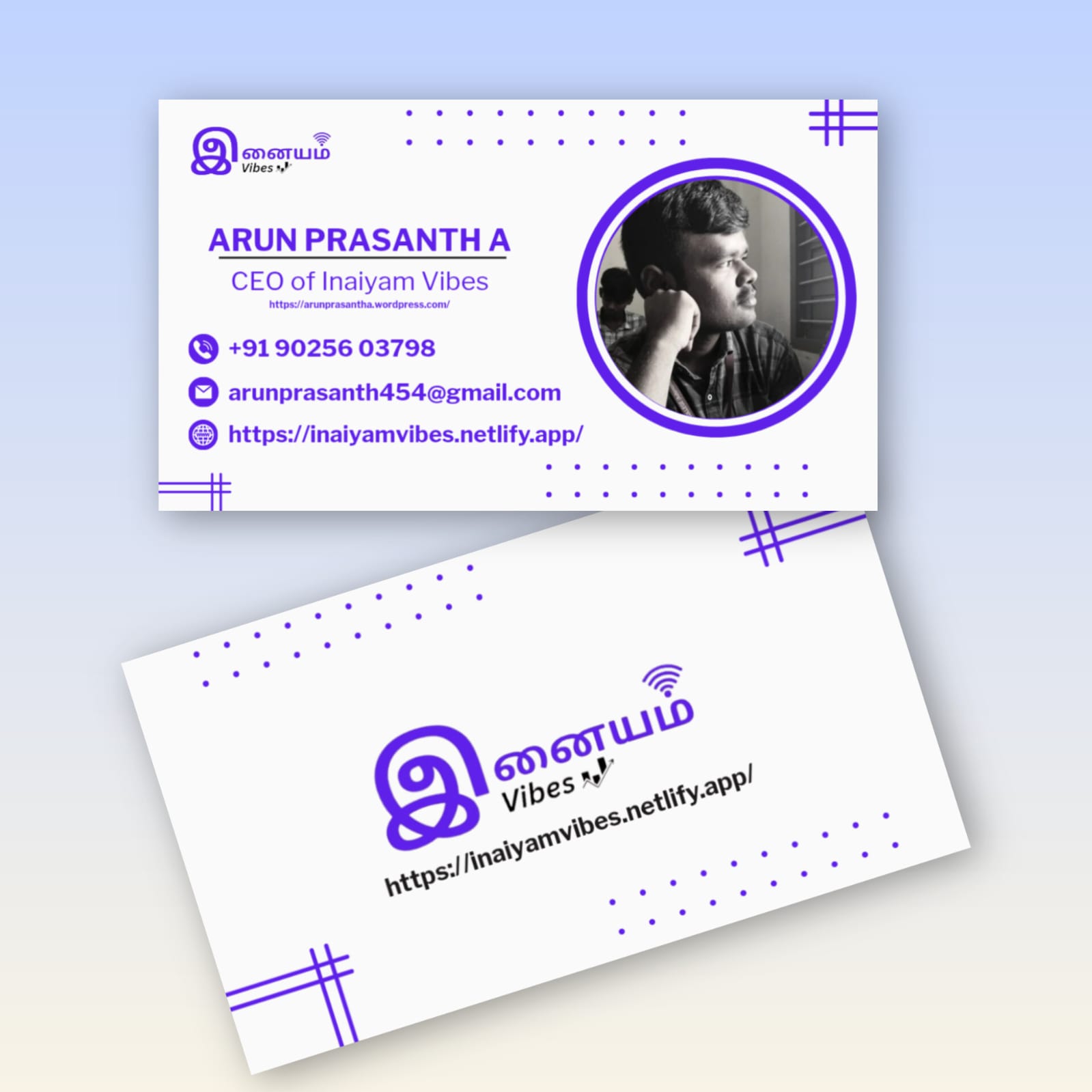 Business cards and stickers